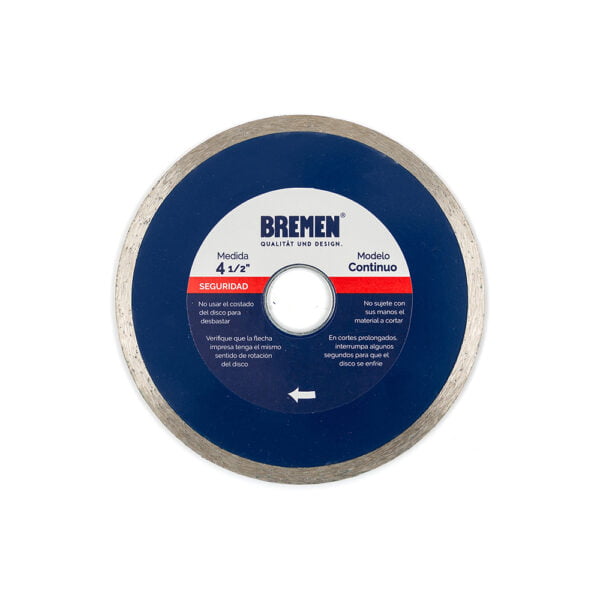 BR4525-DISCO DIAM. BREMEN® 4-½" HUMEDO (CONTINUO)