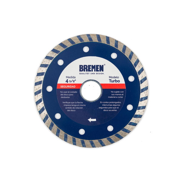 BR4527-DISCO DIAM. BREMEN® 4-½" COMBINADO (TURBO)