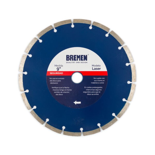 BR4531-DISCO DIAM. BREMEN® 9" SECO (LASER)